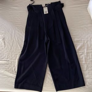 NWT COS culottes navy size 4